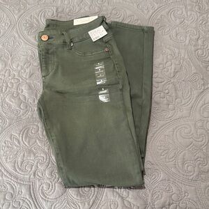 Olive Green Women's Jeans